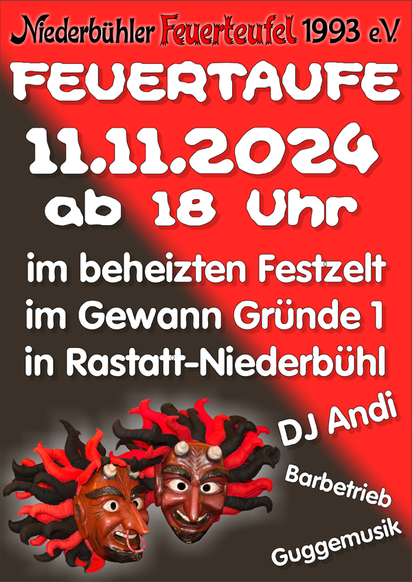 Feuertaufe am 11.11.2024